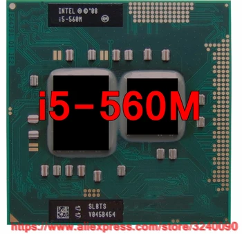 Sākotnējā lntel Core i5 560M 2.66 GHz i5-560M Dual-Core Procesoru, PGA988 SLBTS Mobilo CPU Klēpjdatoru procesoru bezmaksas piegāde