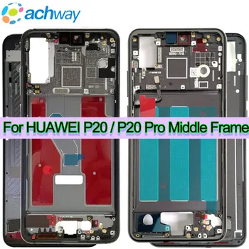Sākotnējā Vidū Rāmis Huawei P20 Priekšējais Rāmis Bezel Šasijas Nomaiņas Remonts par Huawei P20 Pro Vidū, Rāmis Priekšējais Rāmis