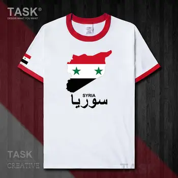 Sīrijas Arābu Republika Sīrijas SYR arābu vīriešu t krekls jauni Topi, t-krekls ar Īsām piedurknēm apģērbs sporta krekls valsts vasarā gadījuma 50