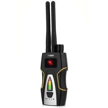 T-8000 Wireless Dual antenu RF Signāla Anti Vaļsirdīgs Kameru Detektoru Detektori GSM Audio Finder GPS Skenēšanas Anti Bug Kameru Detektoru