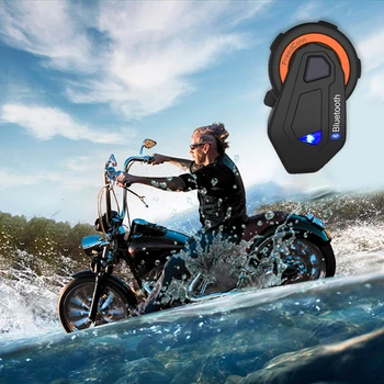 T-max Motocikla Ķivere Sakaru Sistēmu Grupas Domofons 6 Braucēji Ūdensizturīgs Bluetooth Austiņas, Runājot ar FM Radio Jaunas