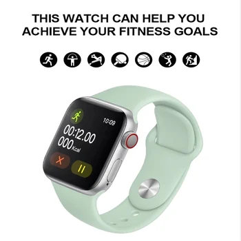 T500 Smartwatch 2020. Gadam Vīriešiem WomenSeries 5 Bluetooth Zvanu 44mm Smart Skatīties Sirdsdarbības ātruma Monitors, asinsspiediena IOS Android