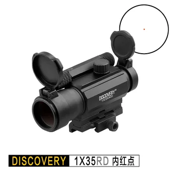 Taktiskā Hologrāfiskā darbības Joma Optika Discovery 1X35 RD Red Dot Kolimatora Riflescope Augstas Izšķirtspējas Fogproof Apskates vietām Gaisa Šautene