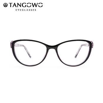 TANGOWO Women2020 Brilles Grādu Briļļu Sieviešu Tuvredzība Brilles Acetāts Brilles Sieviešu Recepšu Sievietēm, Optiskās Brilles Rāmis
