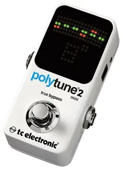 TC Electronic PolyTune 2 Mini Polifoniskās Tuning Pedāli Maza formāta Ģitāras Skaņotājs Pedālis 3 Hromatiskās Tuning Veidiem - Tikai Ģitāra