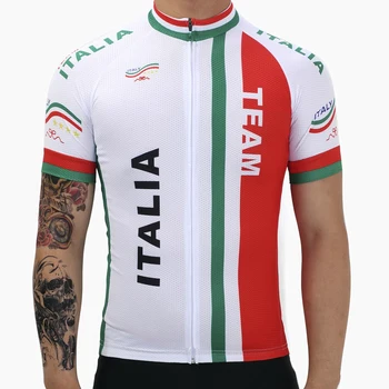 TELEYI Riteņbraukšana Džersija Krekls Top Itālija Vīriešiem Elpojošs Ropa Ciclismo Mtb Maillot Ciclismo Vasaras Īsām Piedurknēm Velo Apģērbi