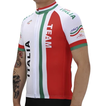 TELEYI Riteņbraukšana Džersija Krekls Top Itālija Vīriešiem Elpojošs Ropa Ciclismo Mtb Maillot Ciclismo Vasaras Īsām Piedurknēm Velo Apģērbi