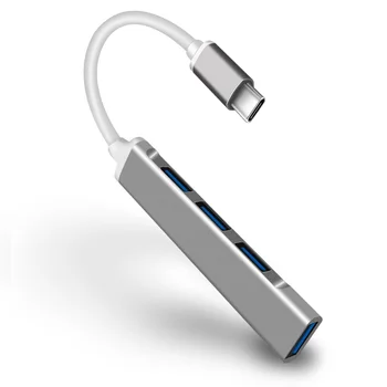 Terow USB Type C HUB USB 3.0 Adapteris Thunderbolt 3 Doks DATORU, Portatīvo Datoru Ethernet Piederumi USB-C 3.1 Sadalītājs