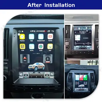 Tesla Ekrāna Android 8 Auto Multimedia Player Infiniti FX FX35 FX45 2003. līdz 2009. auto GPS Navigācija Audio Radio stereo galvas vienības