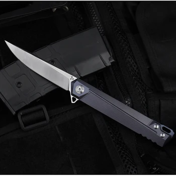 Titāna sakausējuma rīkoties S35VN pulveris tērauda saliekamais nazis kabatas nazis kempings knife medību nazis izdzīvošanas līdzeklis, nazis, nazis dāvana