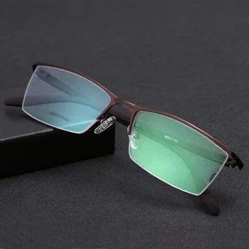 Titāna Sakausējuma sveķu Progresējoša Multifokāla Lasīšanas Brilles Anti-zila gaisma Modes Laukumā Klasiskās Brilles vīrieši sievietes 1.0to4.0