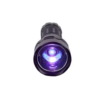 TopCom Profesionālās UV Niršanas Lukturīti IP68 Ūdensnecaurlaidīga 390~395nm UV Lāpu Niršanas Gaismas Blacklight Laternu Zemūdens 50m