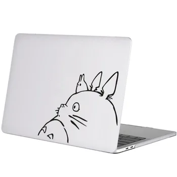 Totoro Portrets Klēpjdatoru Decal Uzlīmes par Macbook Decal Gaisa 13 Pro Retina 11 12 15 collu Mac Virsmas, Grāmatu Chromebook Ādas kategorijas Uzlīme