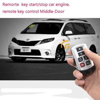 Toyota Sienna Automašīnu pievienot push pogu Start stop sistēma Tālvadības taustiņu start stop sistēma Un keyless ierakstu, keyless go sistēma