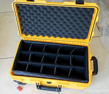 Trolejbusa gadījumā toolbox triecienizturīgs aizsardzības gadījumā, ūdensizturīgs kameras gadījumā, Fotogrāfiju kārbas ierīču kārbas ar kombinēto odere