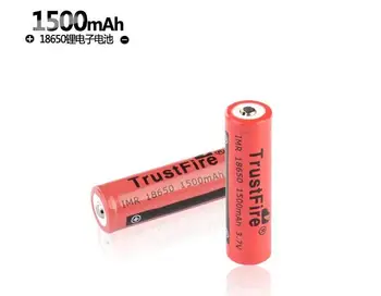 TrustFire IMR 18650 3,7 V 1500mah Akumulators Litija-jonu Baterijas, LED Lukturi, elektroniskās cigaretes