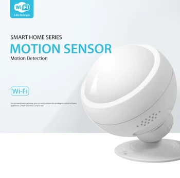 Tuya/smart Dzīves APP Wifi Smart Kustības Sensors PIR Kustības Drošības Signalizācijas Sensoru, Darbs Ar Alexa /Google Home Augstu Precizitāti
