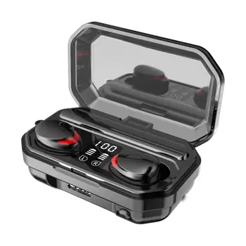 TWS Pieskarieties vienumam Bezvadu savienojumi Bluetooth 5.1 Earbuds 9D Trokšņu Samazināšanai Ear Stereo Austiņas, Sporta Ūdensizturīgs Austiņas