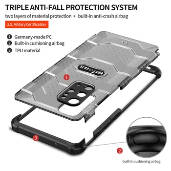 Tālruņa Aizmugures Vāciņš Samsung Galaxy S20 Plus Ultra lieljaudas Aizsardzību Mobilo Gadījumā, Āra Kritums Pierādījumu Anti Putekļu TPU DATORA Korpusa