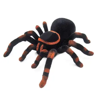Tālvadības pults Kāpšanas Sienas Spider Rotaļlietas Simulācijas tarantuls Acis Mirdz smart black Spide Pūkains Elektronisko Spider Rotaļlietas Bērniem