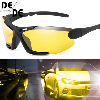 Unisex Nakts Redzamības UV400 Polarizētās Braukšanas Saules Brilles Vīriešiem Polarizētās Stilīgas Saulesbrilles, Vīriešu Ieplests Eyewears