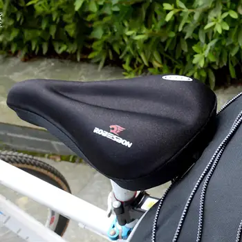 Universālā 3D Gel Pad Soft Bieza Bike Velosipēdu Seglu Segtu Velosipēdu Cikla Sēdekļa Spilvena Velosipēds Izjādes Sēdekļa Sēž Protecter