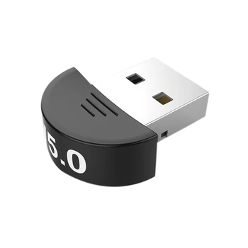 USB Bluetooth Adapteris Receiver V5.0 PS4 Datoru, DATORA Peles Bezvadu Mini USB Bluetooth Dongle 5.0 Speaker Mūzika Uztvērējs