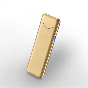 USB Elektronisko Vieglāks pirkstu Nospiedumu Sensoru Touch uzlādējams šķiltavas, Pretvēja Flameless Metāla Dubultā Sānu Cigarešu Šķiltavas
