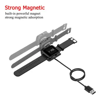 USB Lādētāju Šūpulis Amazfit Rkp S A1805 Magnētisko Fiksētu Uzlādes Kabelis Priekš Amazfit A1916 100mm Doka Stacijas Adapteri Accessorie