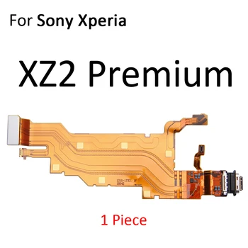 USB Ports Uzlādes Doks Pievienojiet Lādētāju Valdes Flex Kabelis Sony Xperia XA2 XA1 XZ3 XZ2 XZ1 XZS XZ Premium Compact Ultra Plus