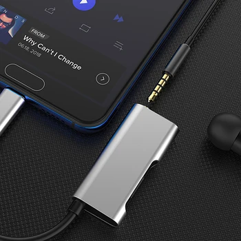 USB Type C līdz 3,5 MM Austiņu Pārveidotājs Audio Kabeļa Tips-C līdz 3.5 Adaptera Kabelis Samsung xiaomi Google Svarīgi, Huawei