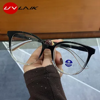 UVLAIK Zilā Gaisma Pretbloķēšanas Brilles Rāmis Ir 2021. Sieviešu Lielgabarīta Brilles Anti Zilā Datoru Vīriešu Brilles Briļļu ietvaru