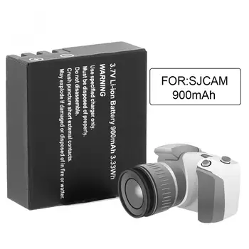 Uzlādējams 3,7 V 900mAh Li-ion Kameras Akumulatoru SJ4000 / SJ5000 / SJ6000 / SJ7000 / SJ8000 / SJ9000 Kamera