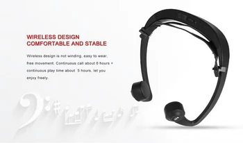 V9 Kaula Vadāmība Bluetooth Austiņas Portable Sporta Runing HIFI Trokšņa Samazināšanas Stereo 3D Bluetooth Austiņas Ar Mic R9