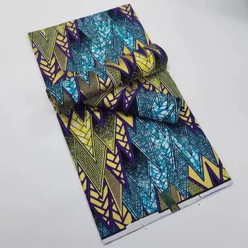 Vairumtirdzniecības! 2020 jaunu ļoti populārs āfrikas apģērbu Āfrikas vasks, auduma Ankara stila Nigērija nekustamā zelta vasks īsta vaska F12-11