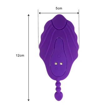 Valkājamas Vibrators, Dildo 10 Režīmi Neredzamas Biksītes Klitora Stimulators G Spot Masāža Seksa Rotaļlietas Sievietēm, Vibrācijas, Stilbbikses