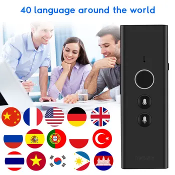Valodas Tulks Reālajā Laikā par muamaenence 40 Valodas Tulkojumu Tūlītēja Balss Tulkotājs Mācību Ceļojumi