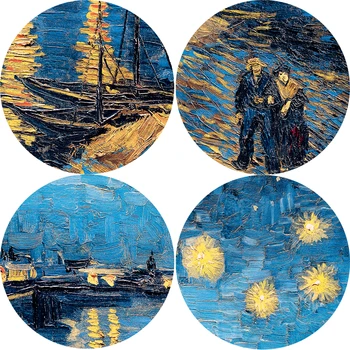 Van Goga Starry Night Kanvas Glezna, Reprodukcija, Plakāti un Izdrukas Quadros Sienas Mākslas Ainu, viesistaba, Mājas Dekoru Cuadros