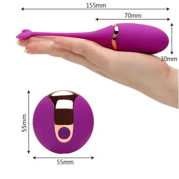 Vibrators Kegel Bumbu Vibrējošais Ola Bezvadu Tālvadības Seksa Rotaļlietas Sievietēm Izmantot Vaginālo Multispeed USB Lādējamu