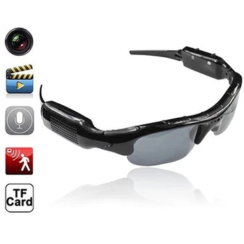 Vieglas Mini Kameras Saulesbrilles Full HD Digital Video Recorder Sporta Brilles Video Videokameras Āra Velo Braukšana