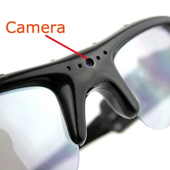 Vieglas Mini Kameras Saulesbrilles Full HD Digital Video Recorder Sporta Brilles Video Videokameras Āra Velo Braukšana