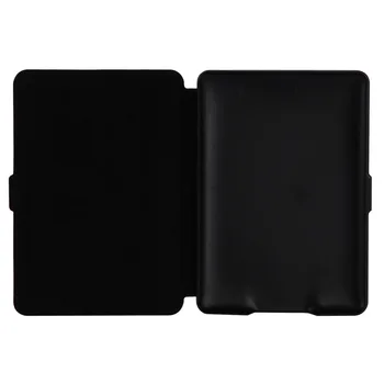 Viegls Drukāt PC + PU Leather Flip Stends Magnēts Smart Cover Gadījumā Amazon Kindle Paperwhite 1 2 Paperwhite 3 Coque Būtiska