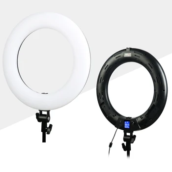 Viltrox VL-600T Bezvadu tālvadības pulti, LED Ring light 3300K~5600K fotokameras foto fotografēšana Studijā YouTube Video fotogrāfija Dzīvot lampas