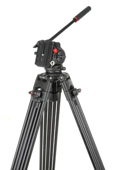 Viltrox VX-18M 1.8 M Profesionālo lieljaudas Stabils Alumīnija neslīdoša Video Statīvs + Šķidrums, Pan Galva + somiņa Kameras DV