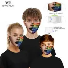 VIP MODES Karstā Pārdošanas Atkārtoti Vasaras Elpojošs Jauki Multfilmas Pieaugušajiem Bērniem Smieklīgi Nevaibstieties Sejas 3D Drukas Auduma Maskas