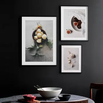 Virtuves Augļu Attēlu ziemas ķirši Ķiploku Att Audekls Gleznas uz Sienas Mākslas Ēdnīca, Dekoratīvs Plakāts, Sienas Drukāt, Lai Dzīvojamā istaba