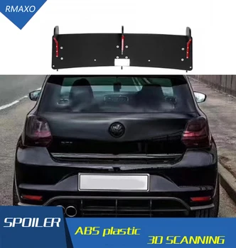 VW polo gti Ķermeņa komplekta spoilers 2011-2017 Par polo gti ABS Aizmugurējā lūpu aizmugurējais spoileris aizmugurējā Bufera Difuzoru Bamperi Aizsargs