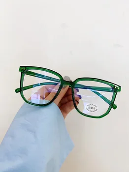 VWKTUUN TR90 Brilles Rāmis Sievietēm ar Kvadrātveida Tuvredzība, Optiskās Brilles Vintage Blue Gaismas Pretbloķēšanas Brilles Lasīšanas, Datora Brilles
