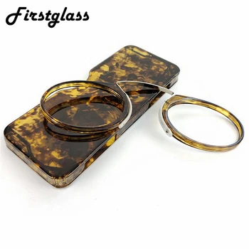 Vīriešiem Lasīšanas Brilles Elastīga Tr90 Mini Clip Deguna Lasīšanas Brilles Augstas Kvalitātes Sieviešu Leopard Vintage Presbyopic Brilles ar Lietā