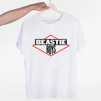 Vīriešu Beastie Boys Hip Hop Mūzikas T Krekls Hipster T-krekls O-veida Kakla Īsām Piedurknēm Vasaras Gadījuma Modes Unisex Vīriešu un Sieviešu Tshirt